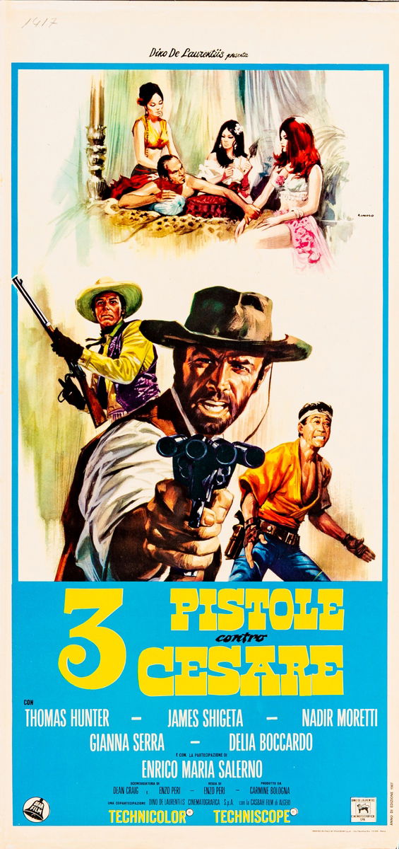 3 pistole contro Cesare - Locandina 1