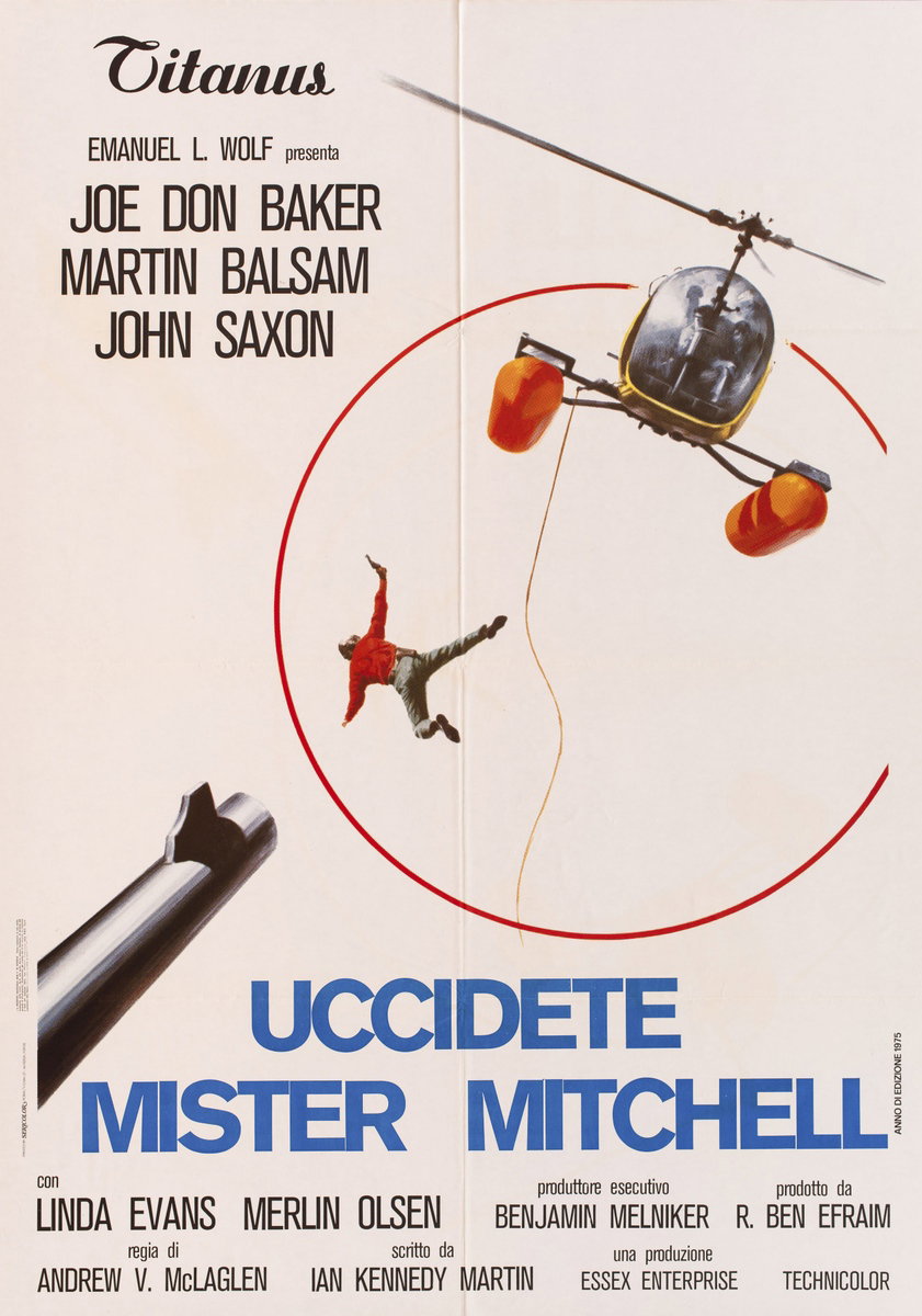 Poster 2 for the film Mitchell (1975)