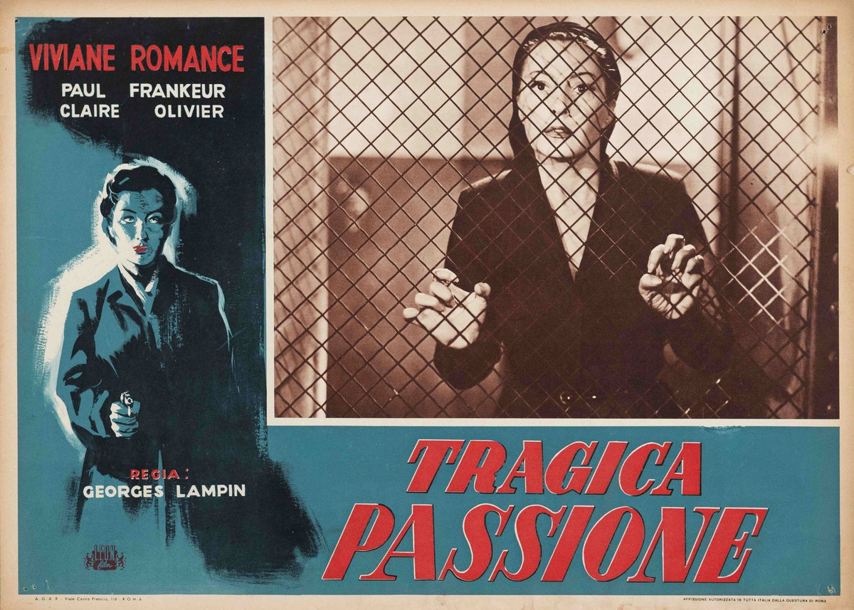 Fotobusta 2 per il film Tragica passione (1951)