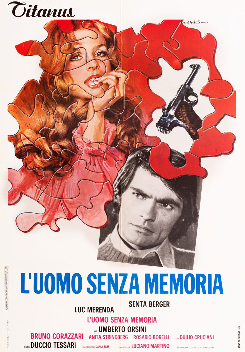 L'uomo senza memoria - Manifesto 1