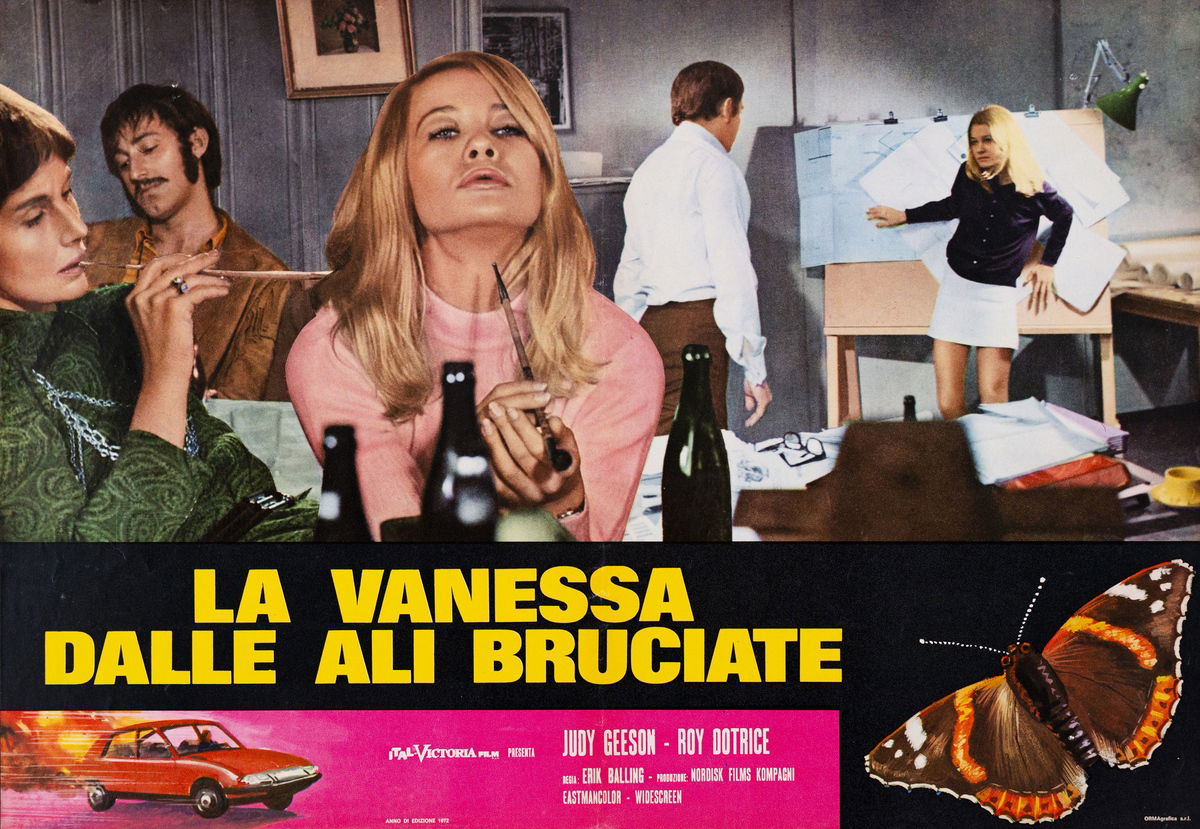 La Vanessa dalle ali bruciate - Fotobusta 1