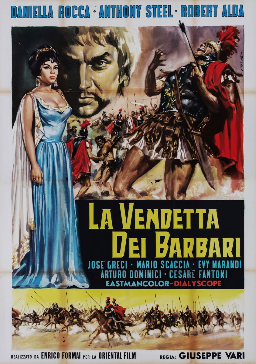 La vendetta dei barbari - Manifesto 1