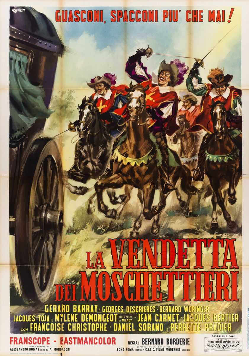 La vendetta dei moschettieri - Manifesto 1