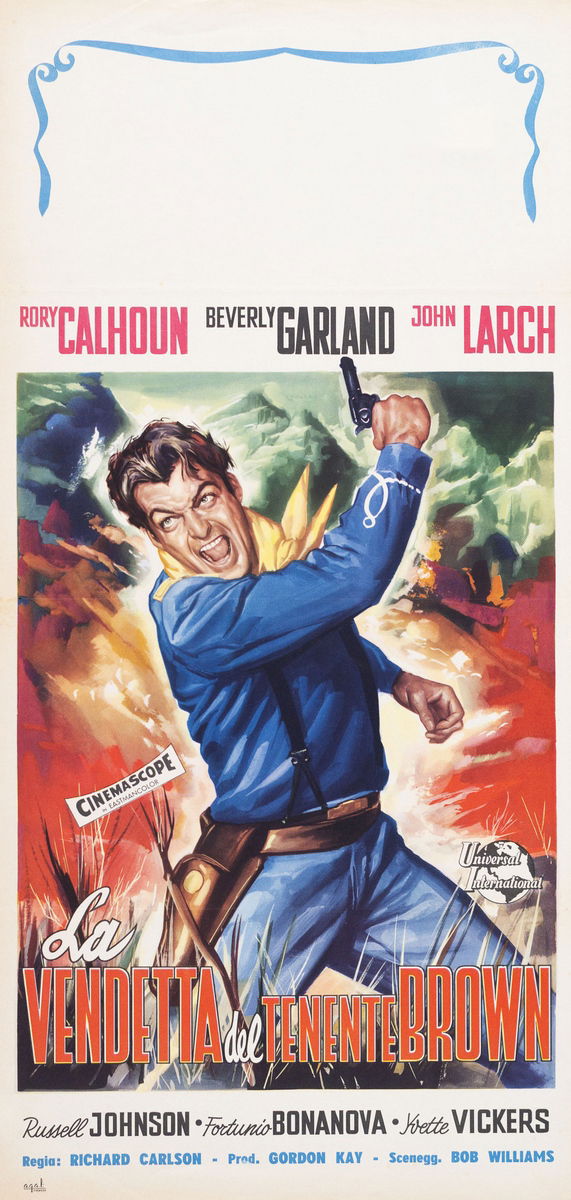 La vendetta del tenente Brown - Locandina 1