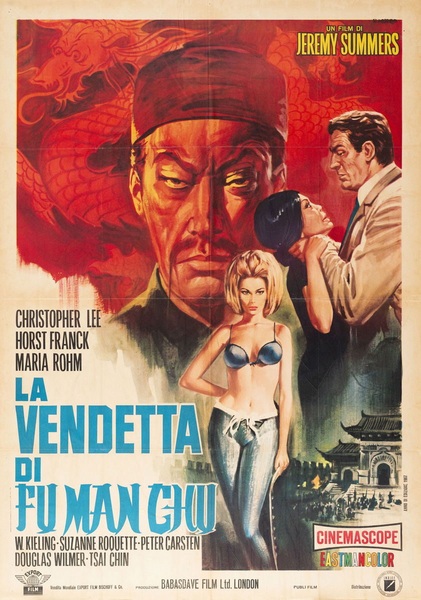 La vendetta di Fu Manchu - Manifesto 1