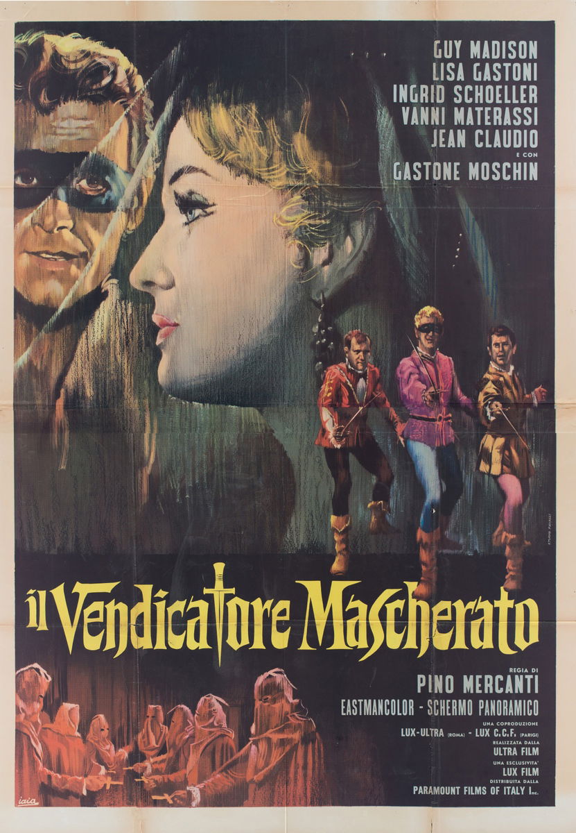 Il vendicatore mascherato - Manifesto 1