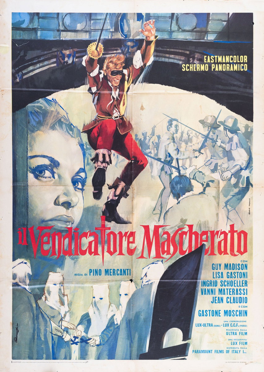 Il vendicatore mascherato - Manifesto 2