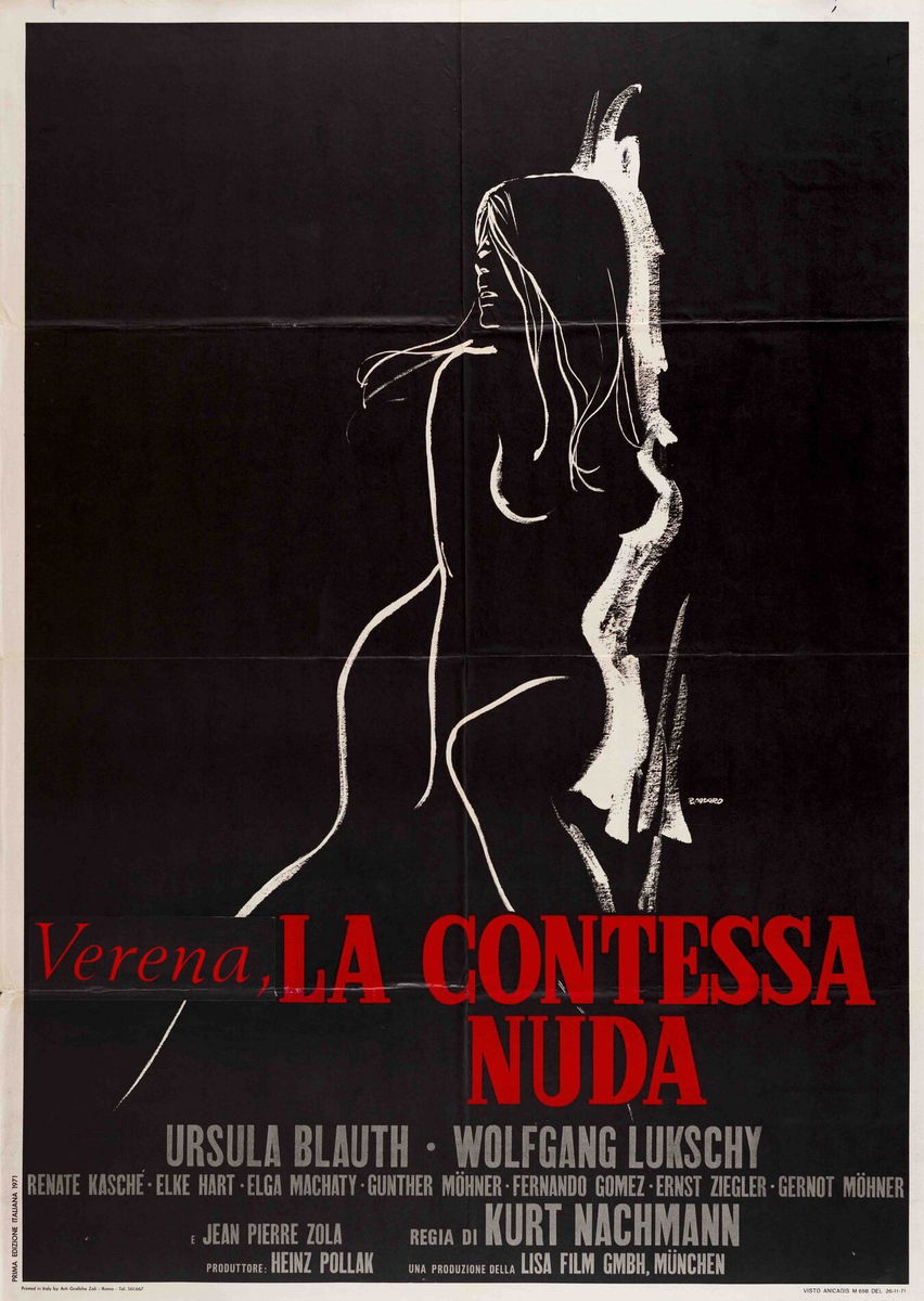 Verena, la contessa nuda - Manifesto 1