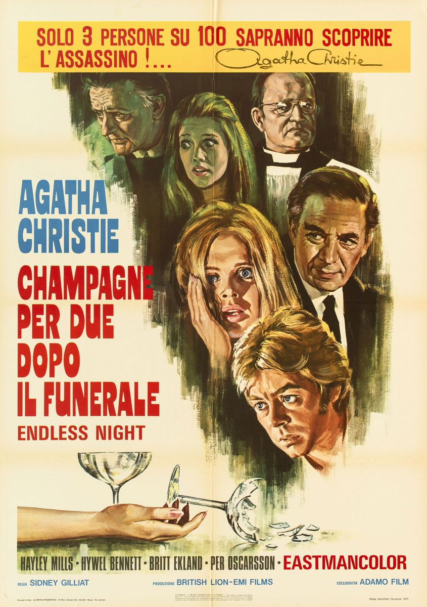 Champagne per due dopo il funerale - Manifesto 1