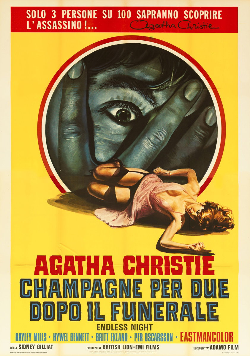 Manifesto 2 per il film Champagne per due dopo il funerale (1972)