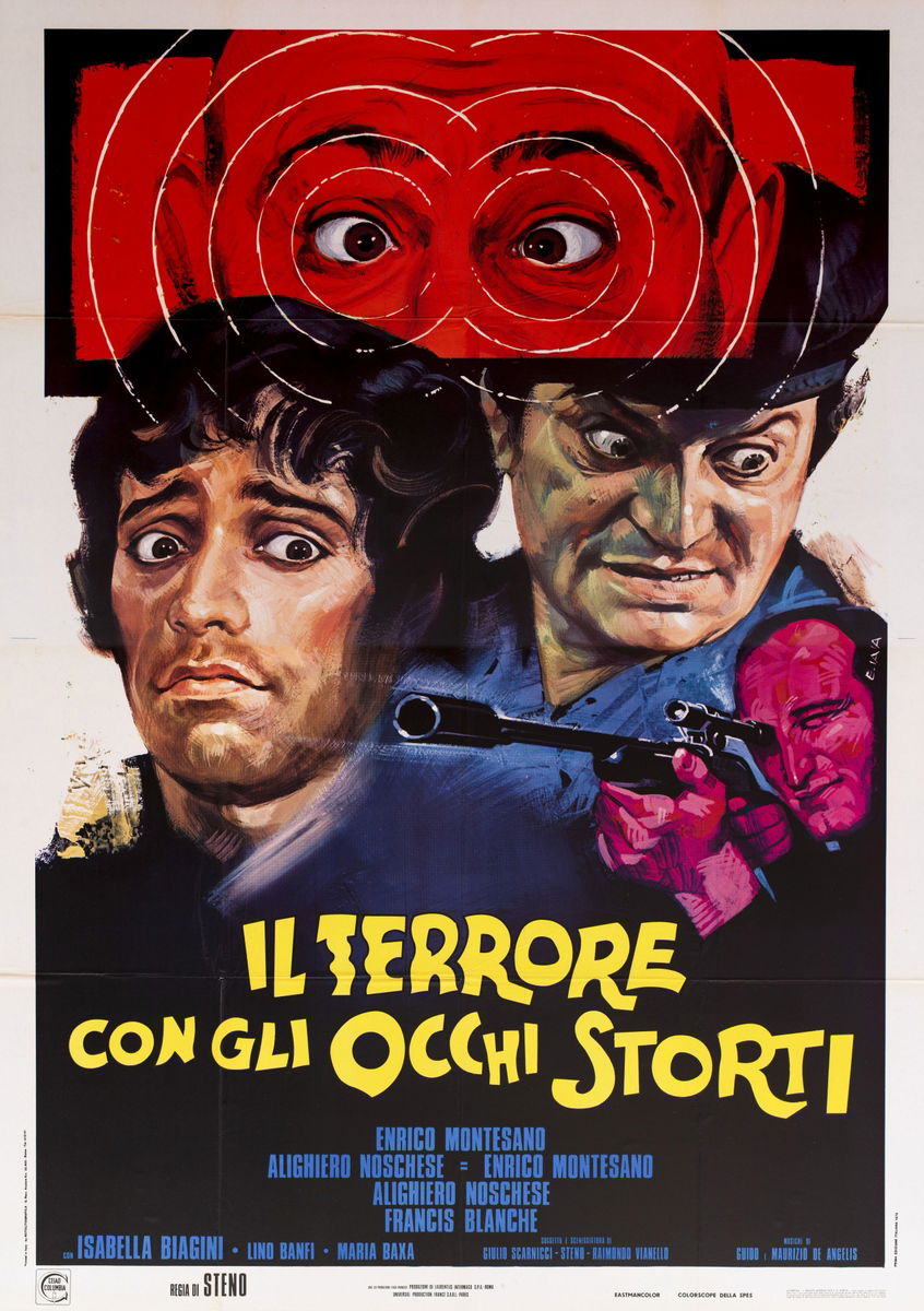 Il terrore con gli occhi storti - Manifesto 1