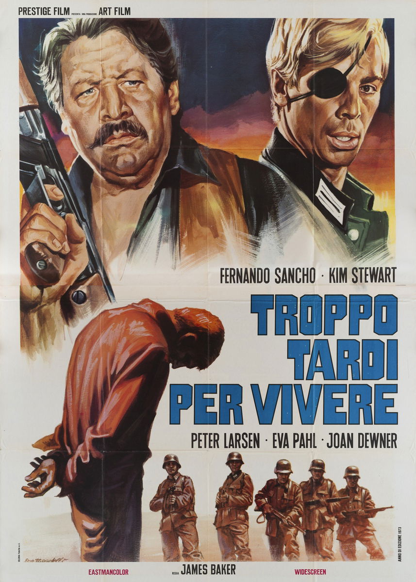 Troppo tardi per vivere - Manifesto 1