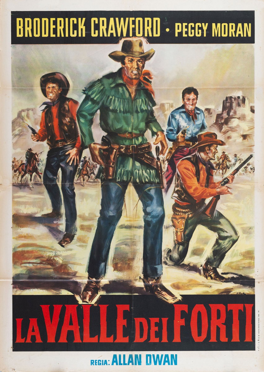 Poster 2 for the film Trail of the Vigilantes (1940), painted by Franco Picchioni