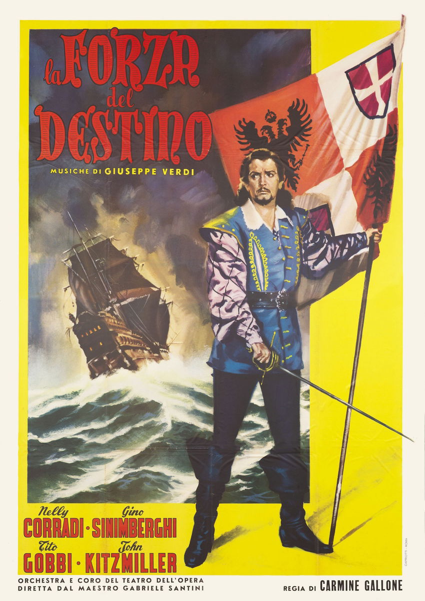 La forza del destino - Manifesto 1