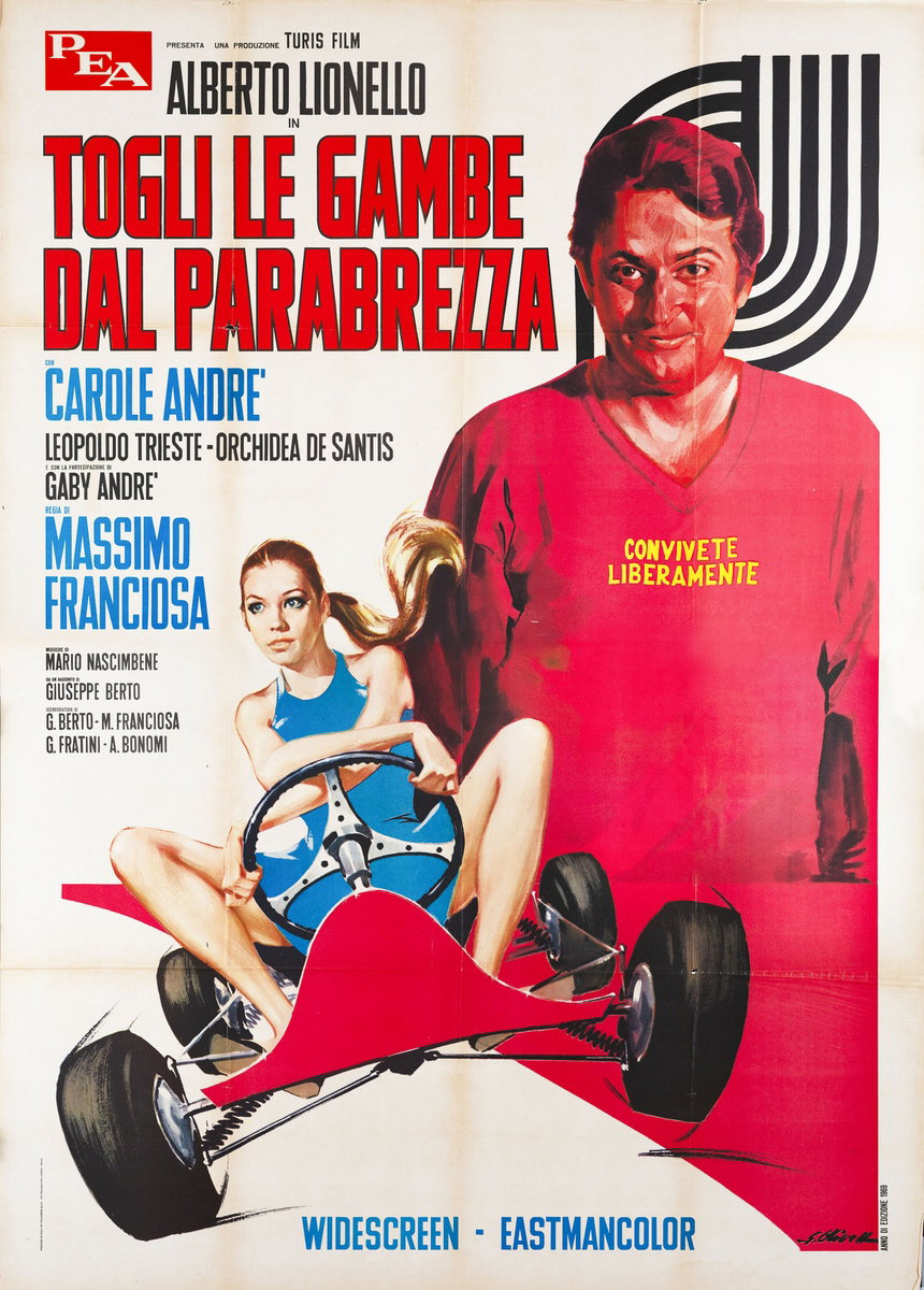 Togli le gambe dal parabrezza - Manifesto 2