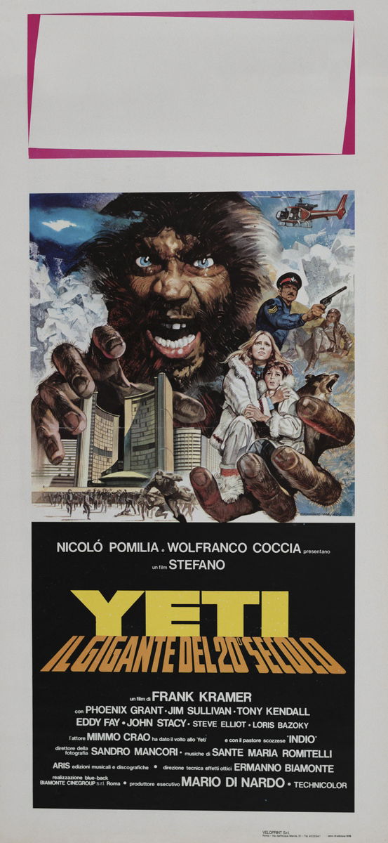 Yeti - Il gigante del 20° secolo - Locandina 1