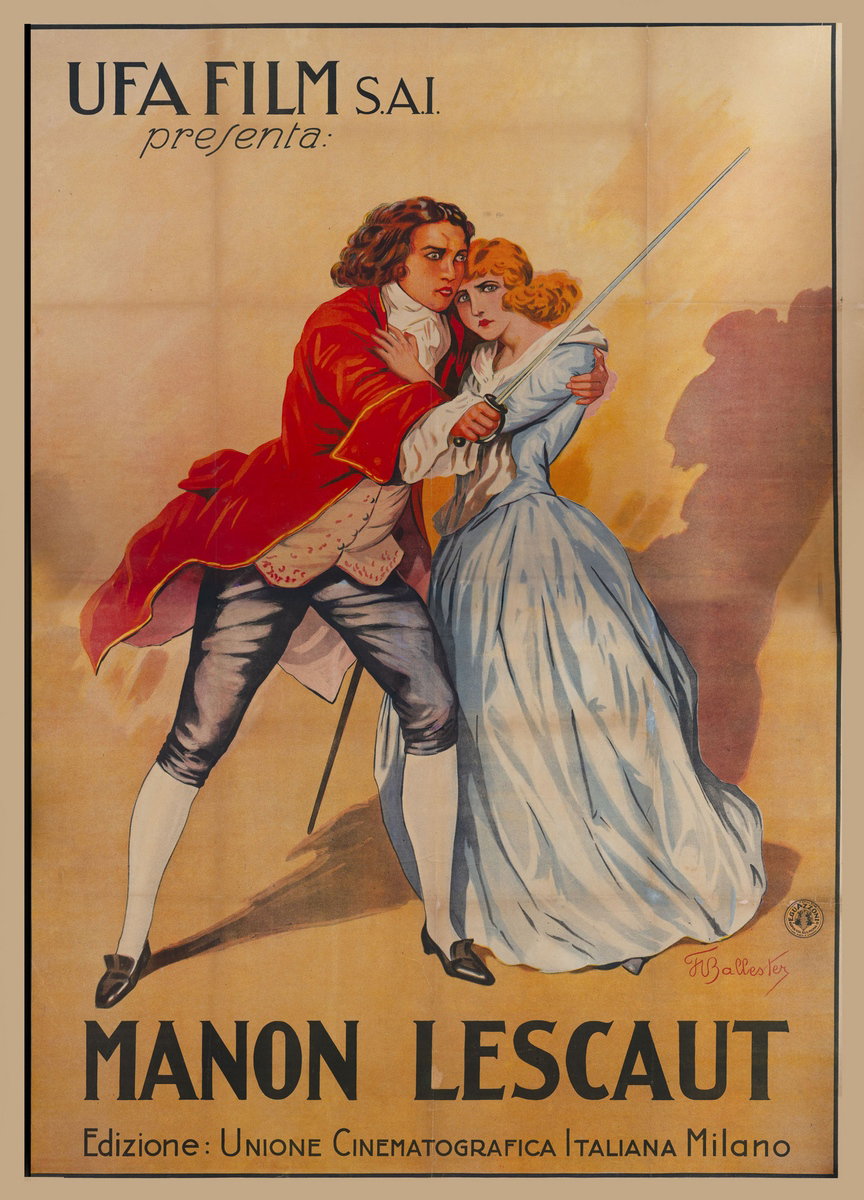 Manifesto 2 per il film Manon Lescaut (1940)