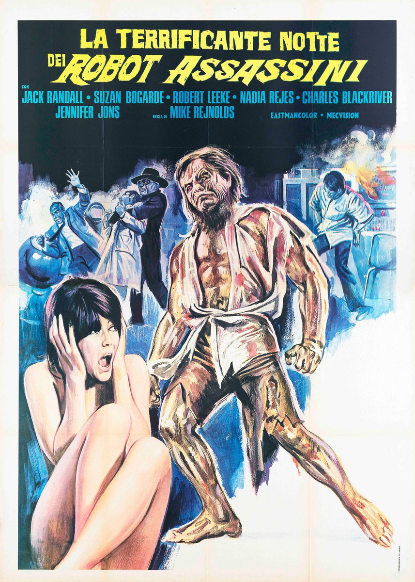 Poster 2 for the film Wrestling Women vs. the Killer Robot (1969)