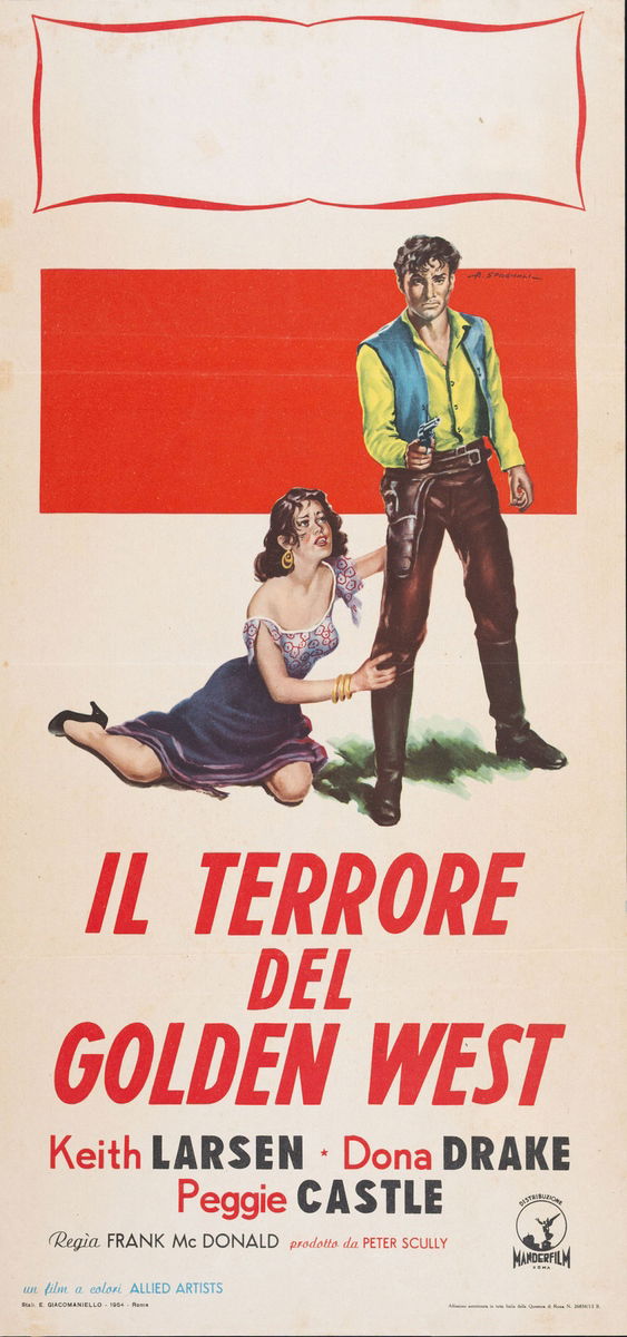 Il terrore del Golden West - Locandina 1