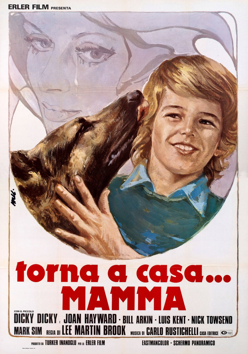 Manifesto 2 per il film Torna a casa mamma (1975), dipinto da Agatino Avelli