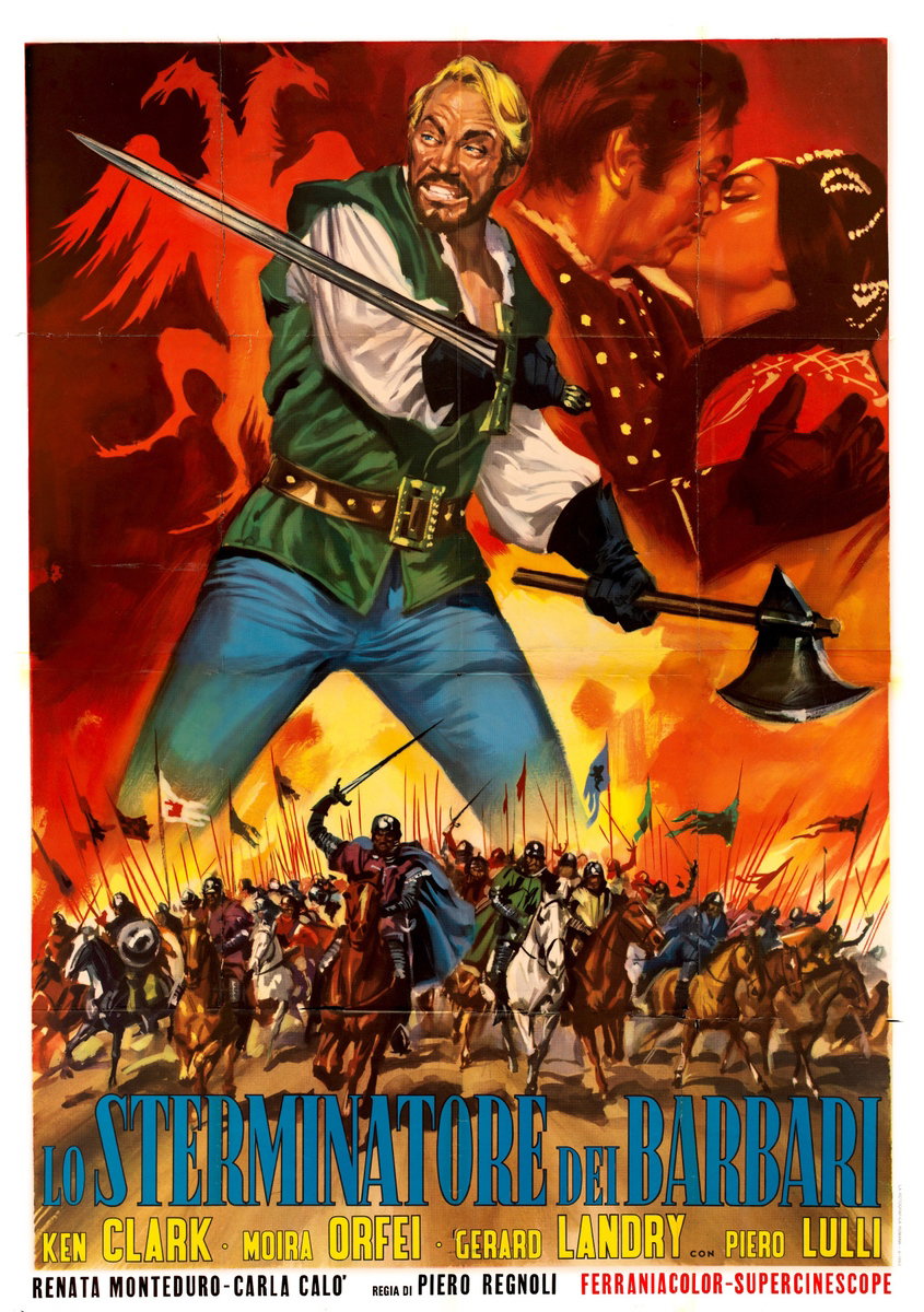 Poster 2 for the film Defeat of the Barbarians (1962)
