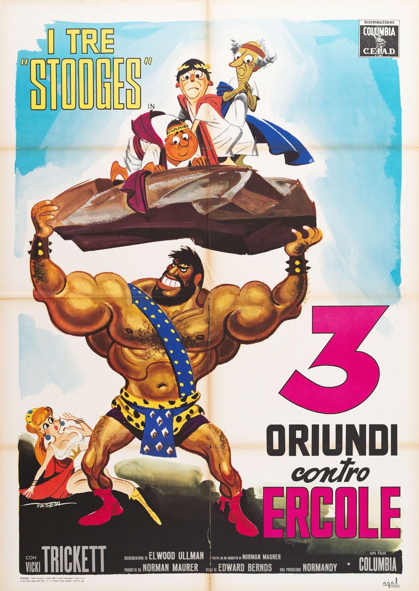 Tre oriundi contro Ercole - Manifesto 1