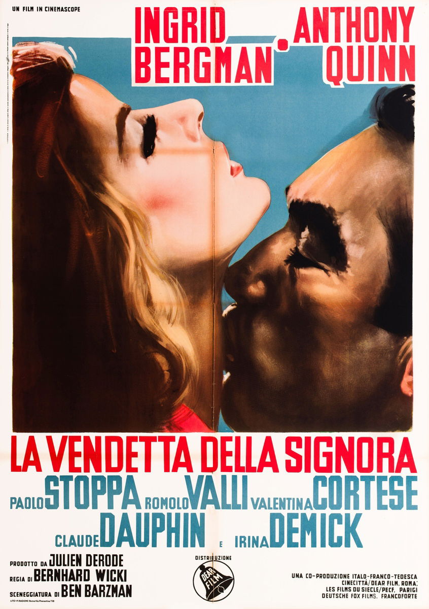 La vendetta della signora - Manifesto 1