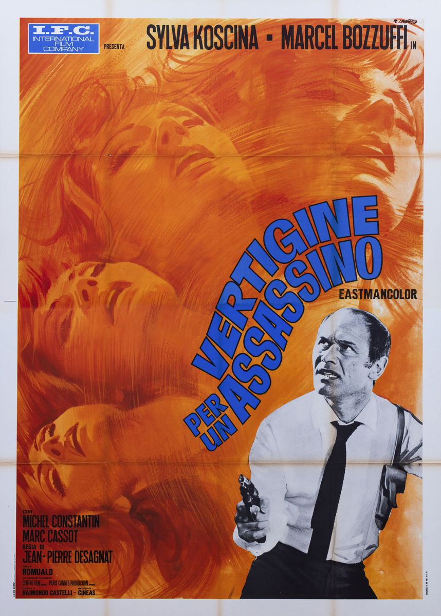 Vertigine per un assassino - Manifesto 1