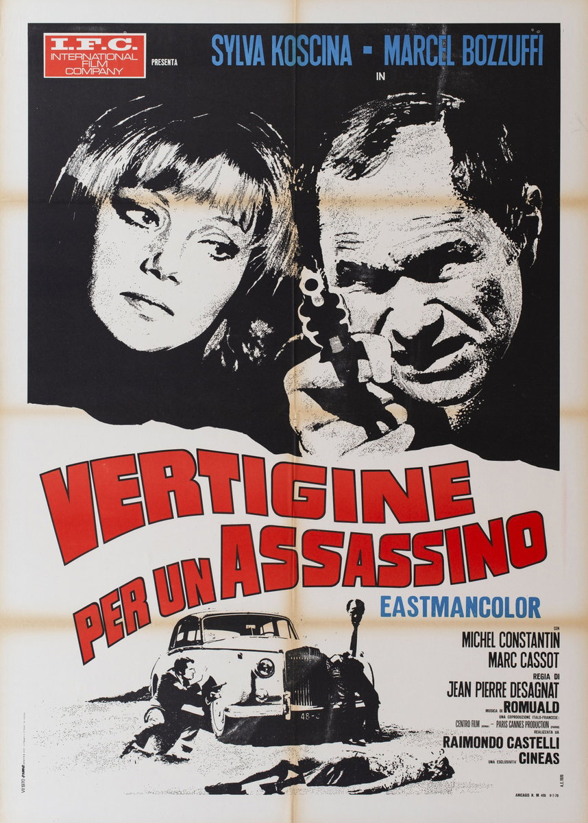 Vertigine per un assassino - Manifesto 2