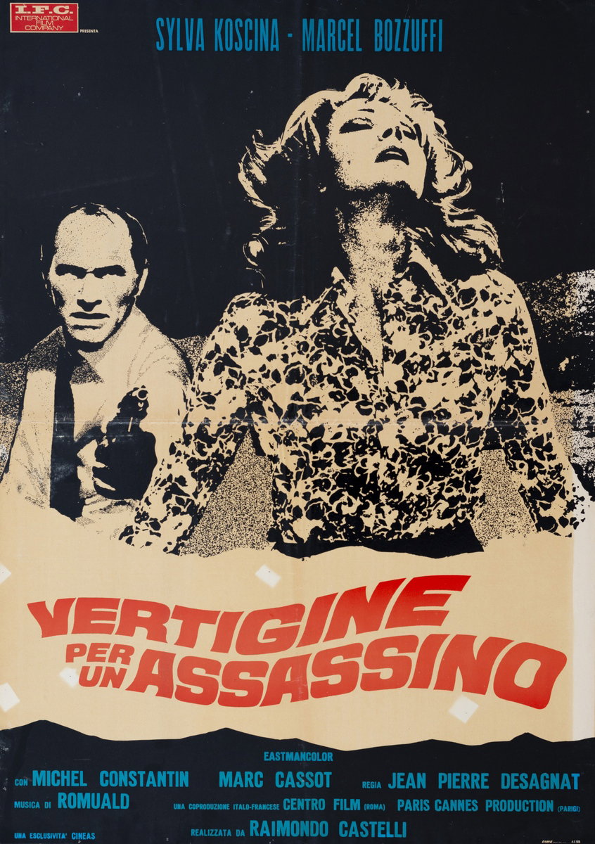 Manifesto 3 per il film Vertigine per un assassino (1970)