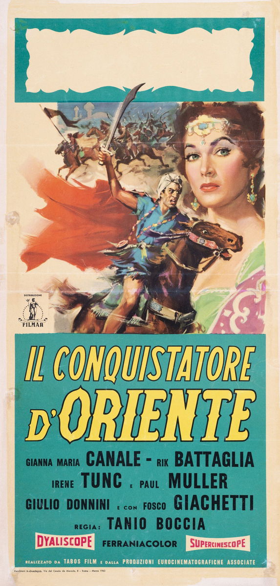 Il conquistatore d'oriente - Locandina 1