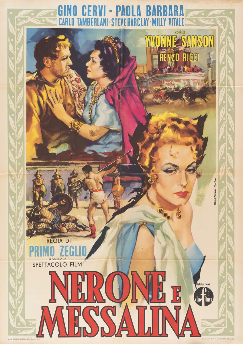 Nerone e Messalina - Manifesto 1
