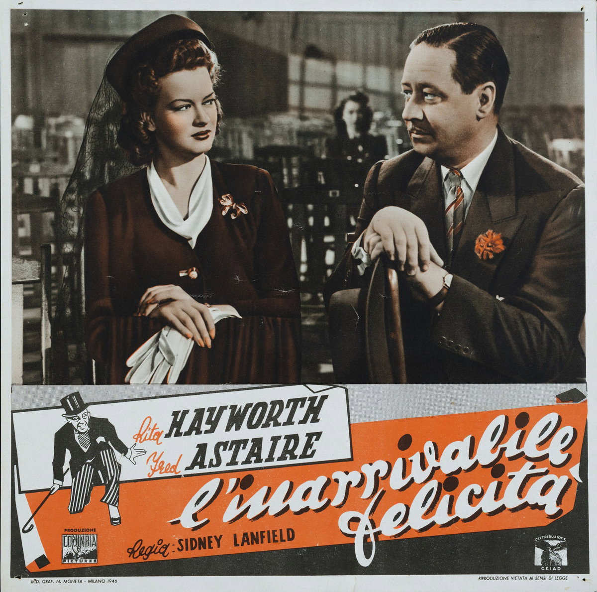 Fotobusta 3 per il film L'inarrivabile felicità (1941)