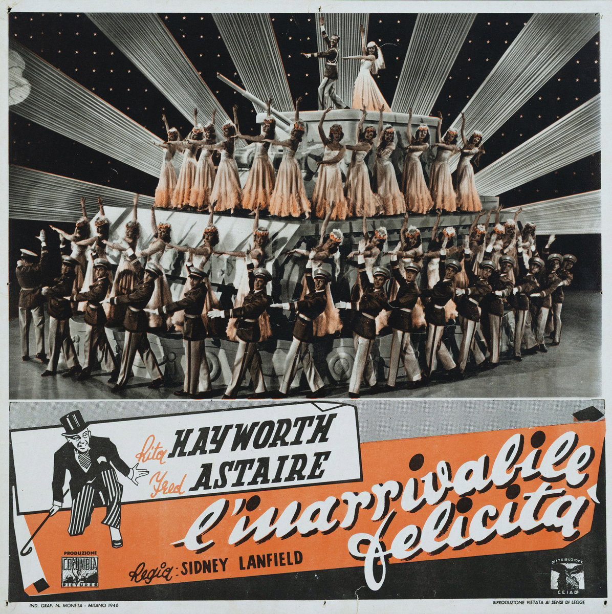 Fotobusta 8 per il film L'inarrivabile felicità (1941)