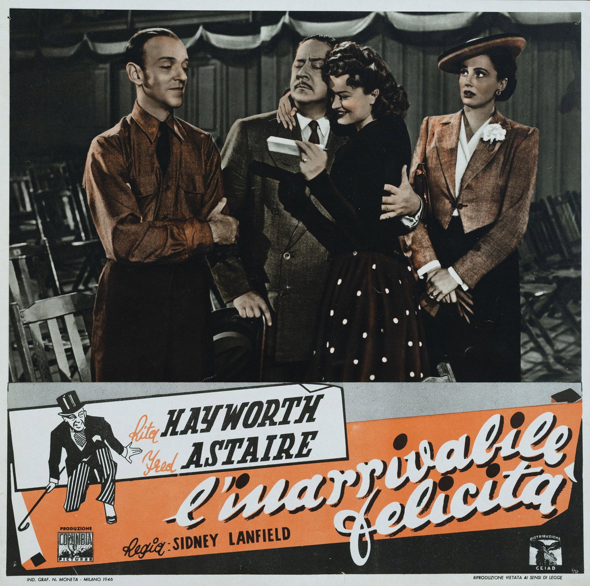 Fotobusta 9 per il film L'inarrivabile felicità (1941)
