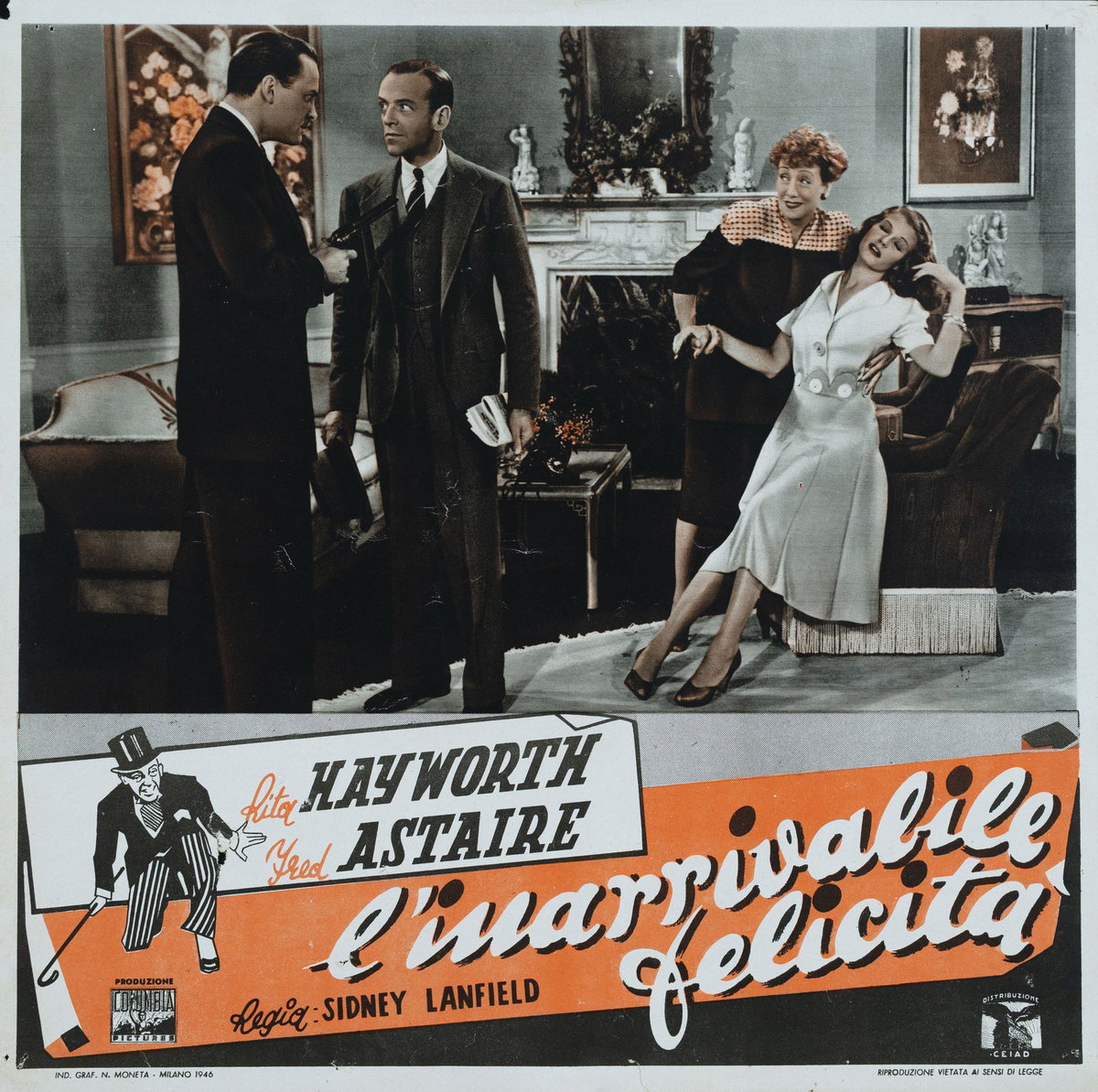 Fotobusta 10 per il film L'inarrivabile felicità (1941)