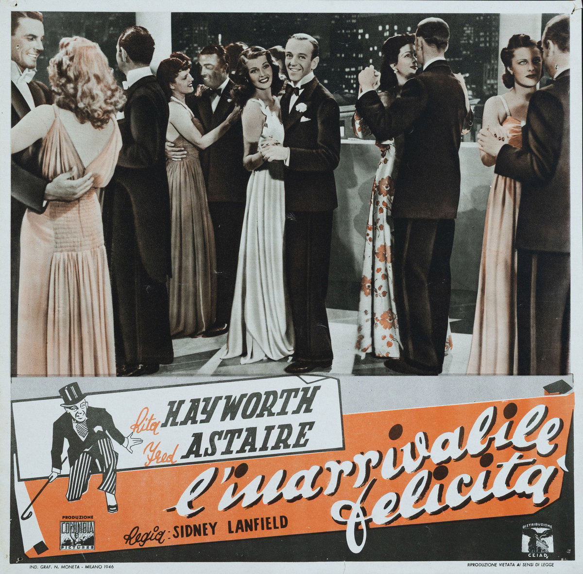 Fotobusta 12 per il film L'inarrivabile felicità (1941)