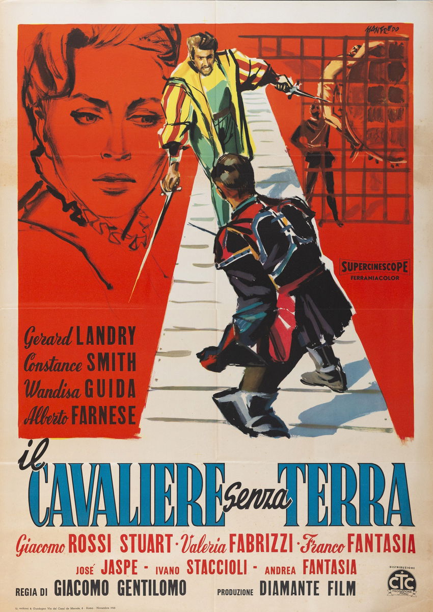 Il cavaliere senza terra - Manifesto 1