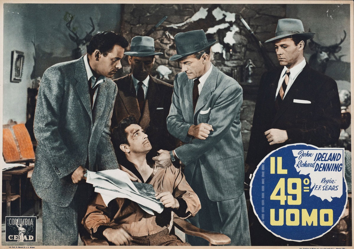 Fotobusta 2 per il film Il 49° uomo (1953)