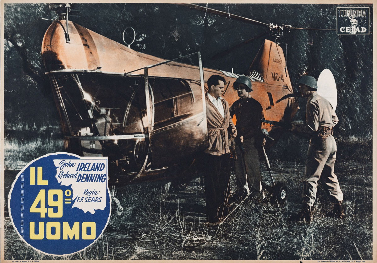 Fotobusta 4 per il film Il 49° uomo (1953)