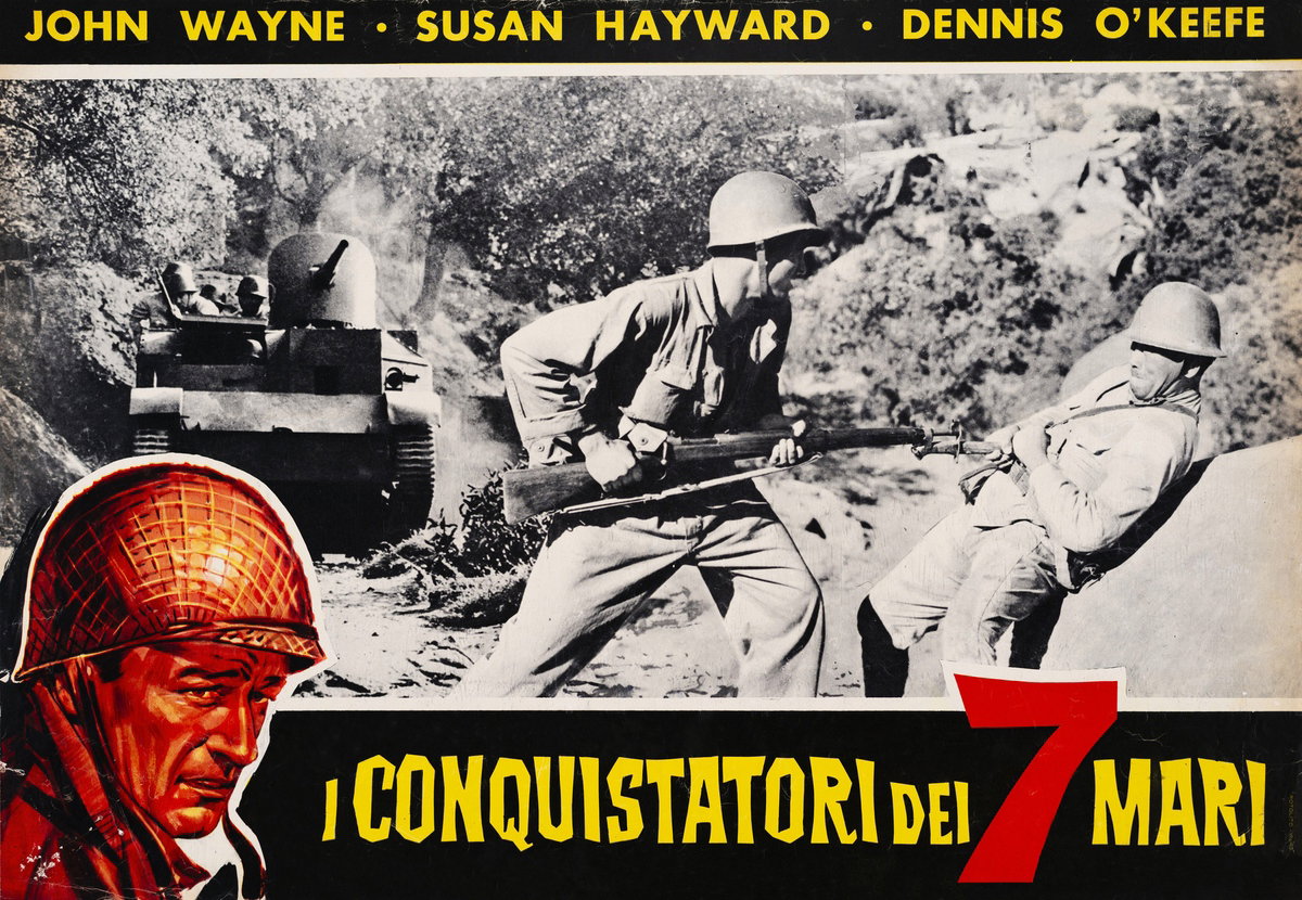Lobby Card 2 for the film The Fighting Seabees (1944)