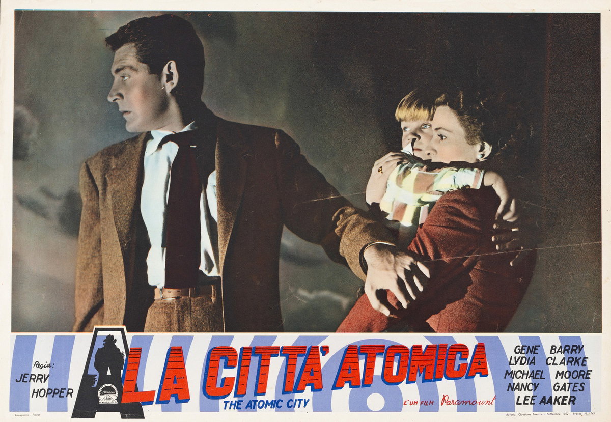 Fotobusta 2 per il film La Città Atomica (1952)