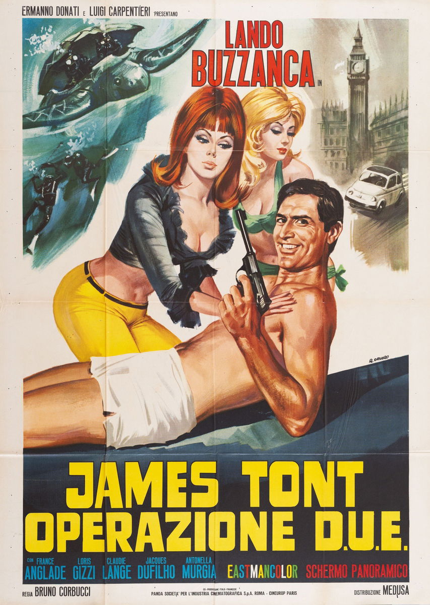 James Tont operazione D.U.E. - Manifesto 1