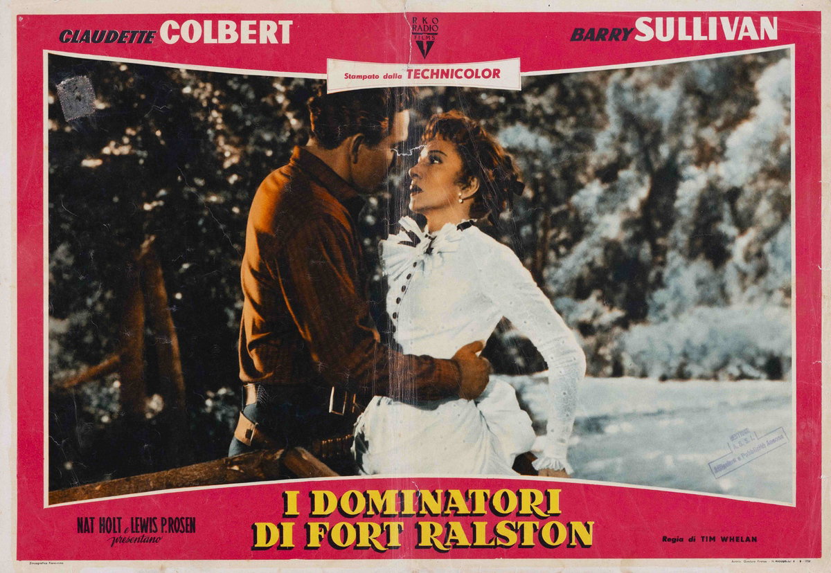 Fotobusta 2 per il film I dominatori di Fort Ralston (1955)