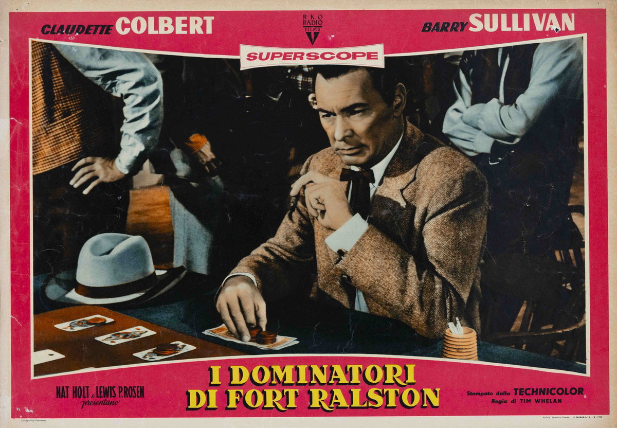 Fotobusta 3 per il film I dominatori di Fort Ralston (1955)