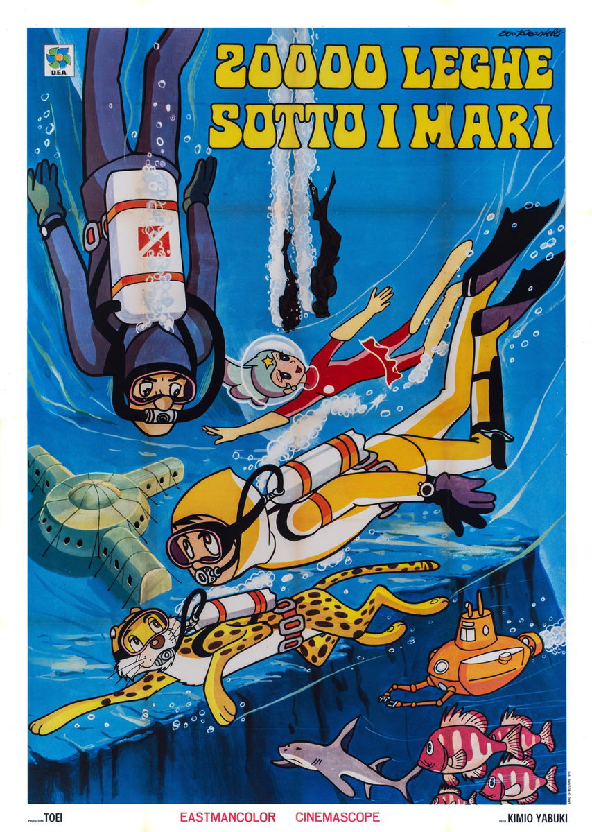 20.000 leghe sotto i mari - Manifesto 1