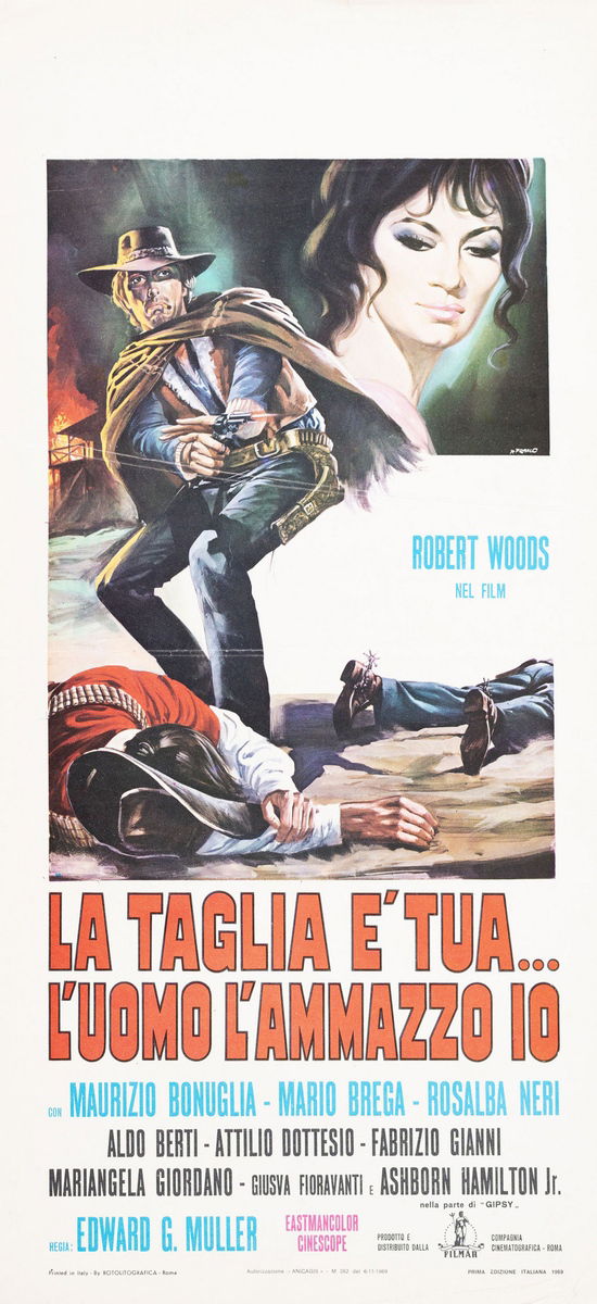 La taglia è tua... l'uomo l'ammazzo io - Locandina 1