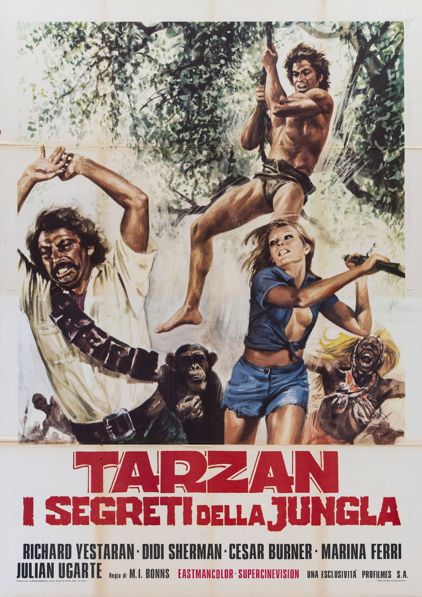 Poster 2 for the film Tarzan - I segreti della jungla (1973)