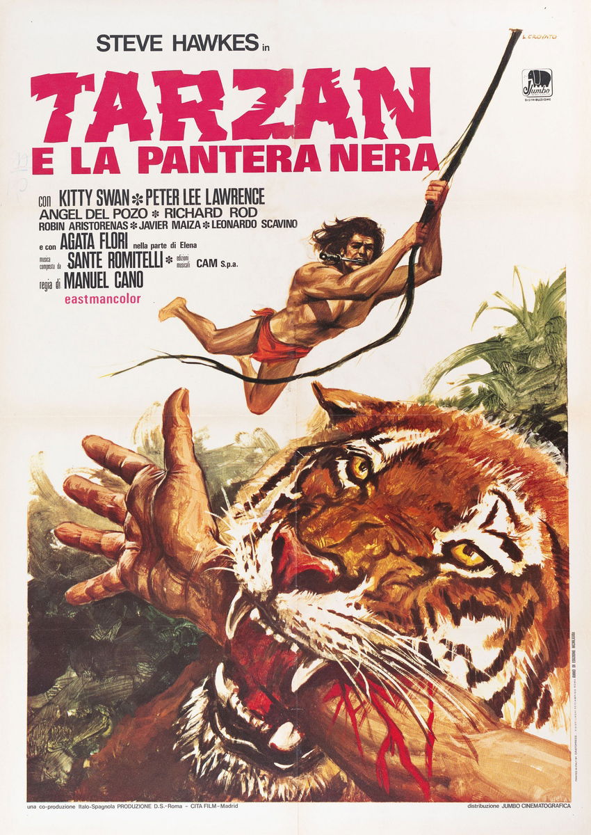 Tarzan e la pantera nera - Manifesto 1