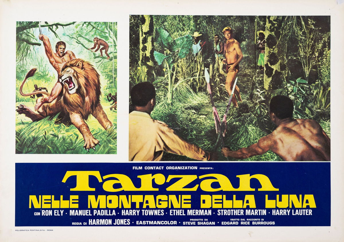 Tarzan nelle montagne della luna - Fotobusta 1